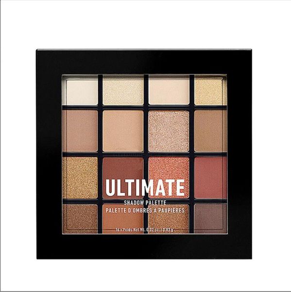 Maquiagem profissional Ultimate Eye Shadot Palette Siseshadow Palette - Neutros quentes