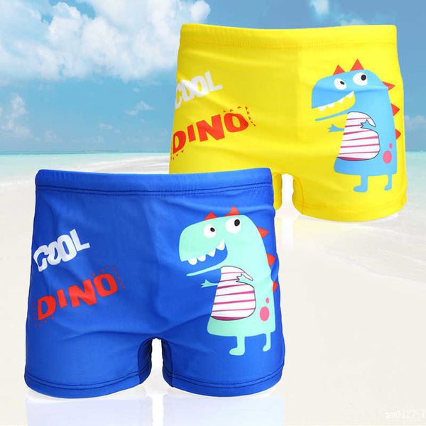 Roupa de banho infantil Baby Garoto Nadar Tomar Testes de Dinosaur Print Print Featon Mesar infantil Swort Swims Kids Criança Piscina de roupas de banho de praia P230509