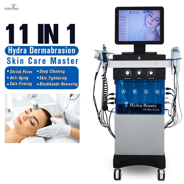 Fabrikpreis 11 in 1 Hydrafacial Spa Microdermabrasion-Maschine für Akne-Haut-Tiefenreinigungs-Hydrafacial-Gerät-Hautverjüngungs-Ausrüstung