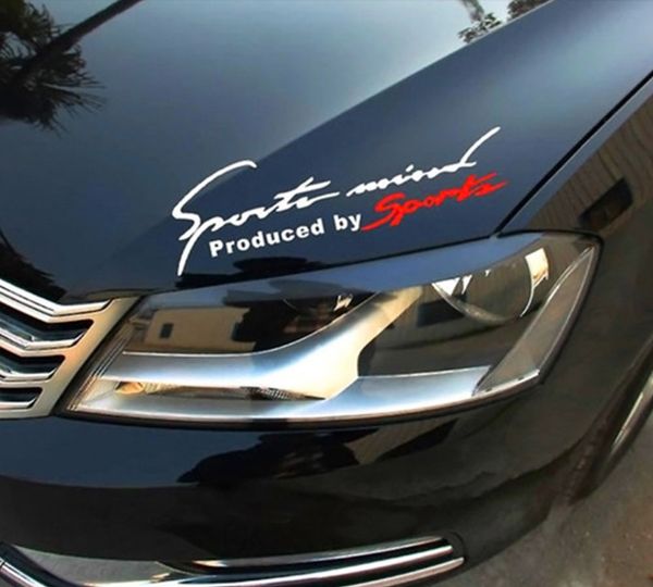 Черный красный гоночный автомобиль Автоматоотрабный автомобиль ТРД Виниловая графическая наклейка