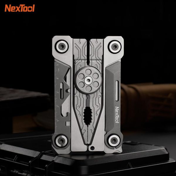 Schroevendraaier Nextool Mini 14 в 1 EDC Многофункциональный инструмент Портативная отвертка для улицы, гаечный ключ Плоскогубцы Нож для переноски в поле Отправить сумку для хранения