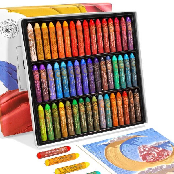 Marker Paul Rubens Oil Pastels 48 Colors Artist Soft Vibrant and Cremy Art Supplies for Artists Beginners Students Kid 230506