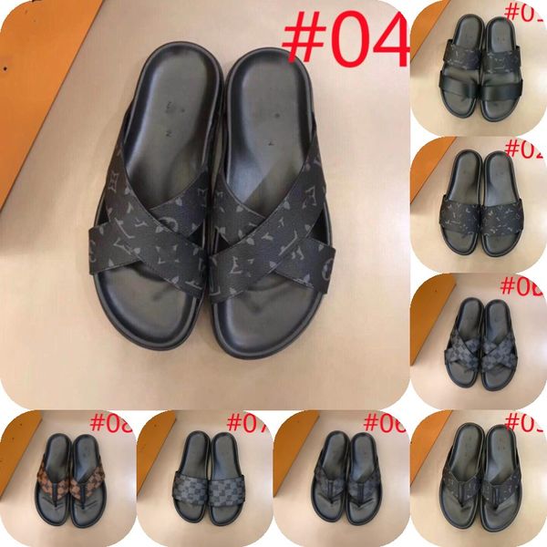 41model Designer Pantofole da uomo Sandali infradito antiscivolo Sandali Plus Size 46 Suola morbida Eva Indoor Slides Pantofole da casa Pantofole da bagno con piattaforma spessa