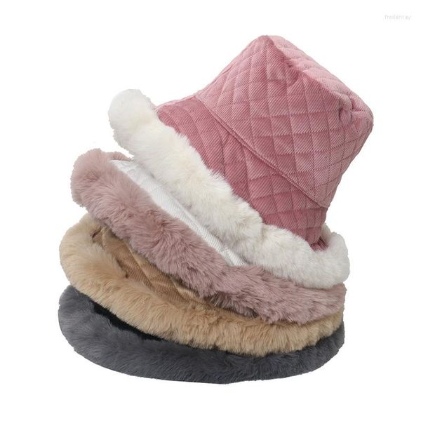 Boinas de pegador de penhas de penhas de penhas de penhas de penhas de penhor de peixe quente Hat de Fisherman Fisherman Autumn Winter Lattice Korean Version Basin Cap Fishing