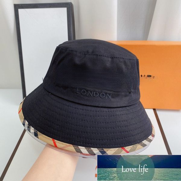 NOVO ESTILO FISHERMAN HAT LETRAS VENCENDO E AUTOMN Four Seasons All-Match Casal Sun Hat Hat Korean Street Leisure Basin Hat