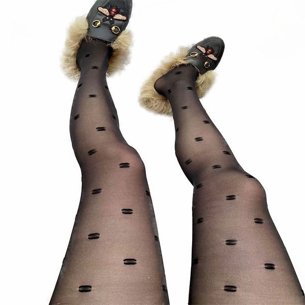 Womens Sexy Long meias meias de caldas de luxo moda de luxo moda elástica malha de renda fina