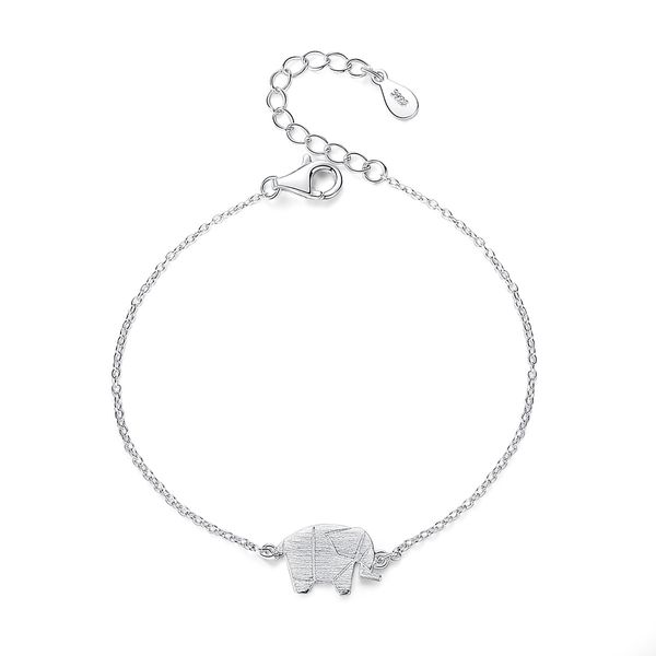 2023 nuovo disegno astratto elefante braccialetto fortunato marchio di moda da donna s925 braccialetto d'argento fascino braccialetto benedizione femminile gioielli da sposa regalo creativo