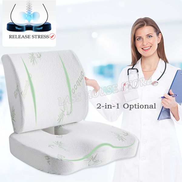 Kissen Dekokissen Orthopädie Hämorrhoiden Sitz Memory Foam Auto Rebound Bürostuhl Lordosenstütze Schmerzlinderung Atmungsaktiv 230505