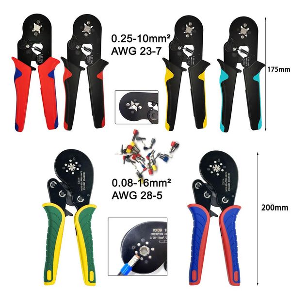 Tang End Terminal Elektrikli Pense El Aletleri Set Profesyonel 0.0816mm2 285AWG Fast Crimper Elektrikli Tel Silping Aracı DIY 10mm2