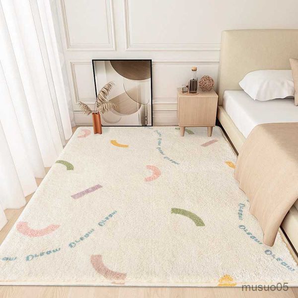 Tapetes para bebês playmats de minimalismo moderno decoração de quarto carpete tapetes de grande área para o quarto infantil viva