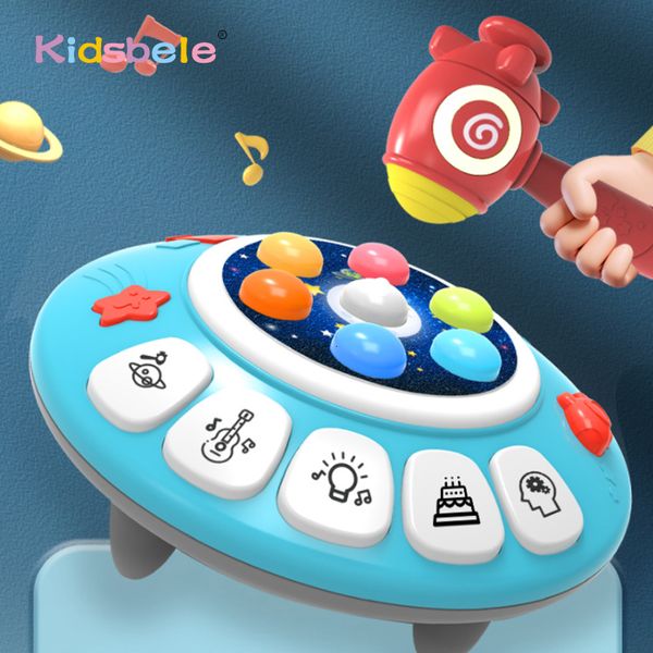 Batteria Percussioni Whac A Mole Knocking Baby Toys Musical Interactive Toy Toddler Multi Functional Early Educational Games Children 230506