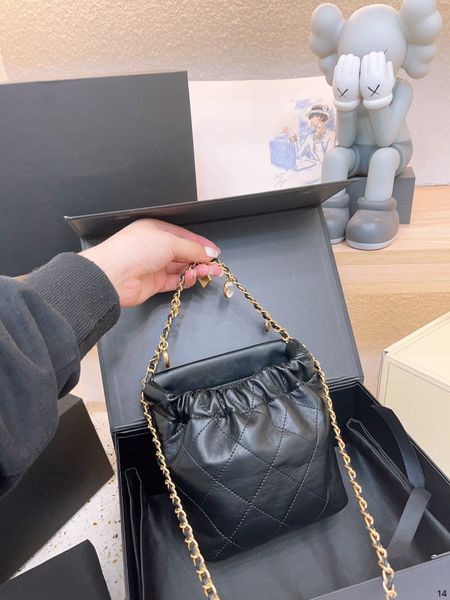 Новые 7A Женские сумки мини -торгового канала дизайнерская сумочка на плечах сумки кожаная сцепление дама сумочка кроссба