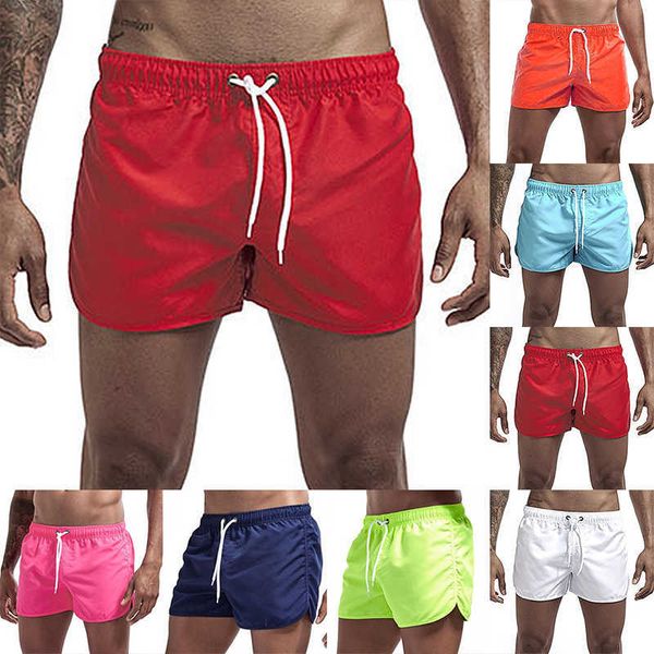 Buias masculinas de calça de banho de banho de banho masculina Quick Dry Mens Swimwear