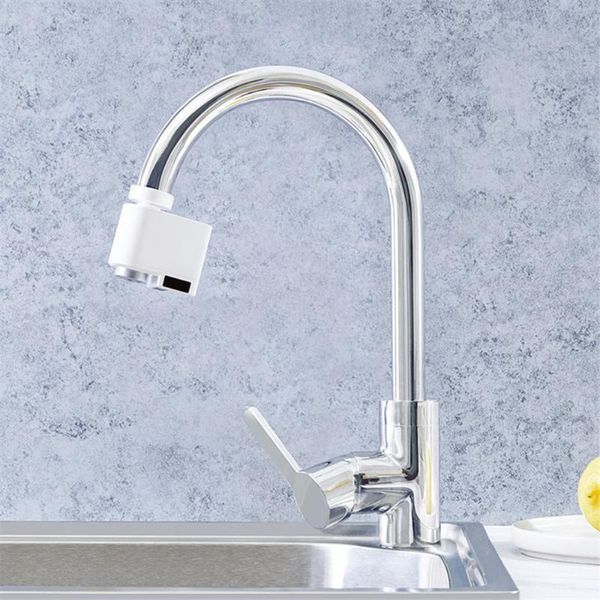 Rubinetti della cucina Sensore automatico Induzione a infrarossi Rubinetto del lavandino del bagno Accessori per dispositivi di risparmio idrico