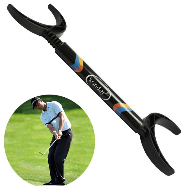 Andere Golfprodukte Swing Trainer Horn Cutting Exerciser Langlebiger Anfänger Gesture Alignment Putting Training Outdoor Aids Guide 230505
