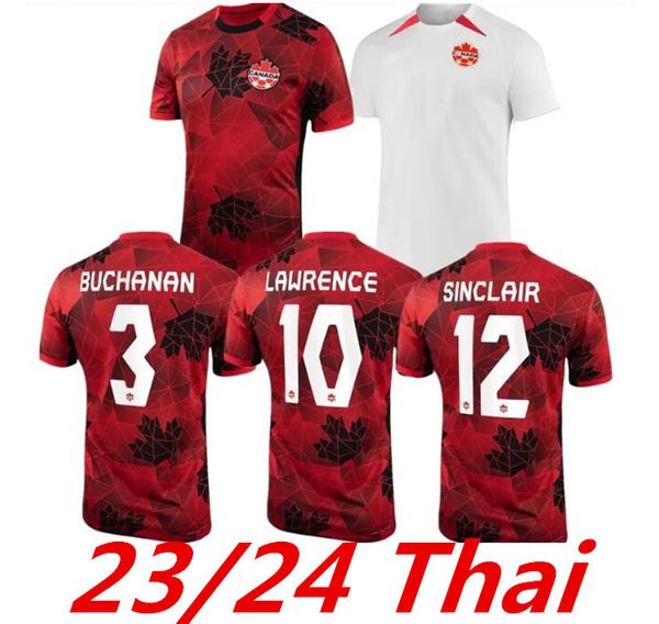 Canada Soccer Jerseys MEN KIDS KIT DAMEN Uniformen Nationalmannschaft DAVIES J.DAVID 23 24 UGBO LARIN CAVALLINI MILLAR EUSTAQUIO 2024 Fußballtrikot T Heimtrikot 999