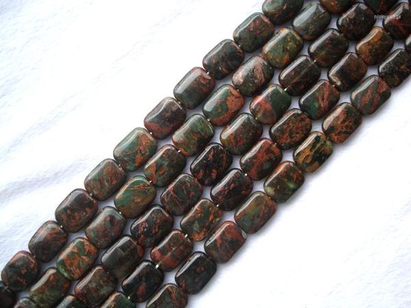 Свободные драгоценные камни натуральный зеленый опал плоский прямоугольник 15 20 мм бусин для ювелирных изделий изделия из сумочных браслетных серьгов ожерелья