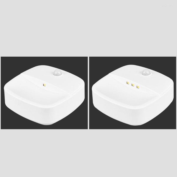 Lâmpada de parede LED Sensor de movimento Luzes do corredor Lâmpadas brancas quentes, detecção de iluminação interna para o banheiro da sala de estar 1 luz