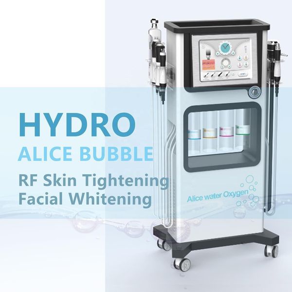 Máquina facial de dermoabrasão H2O2 Aqua Peel Diamond Peeling Hydrafaci 7 em 1 equipamento de spa facial