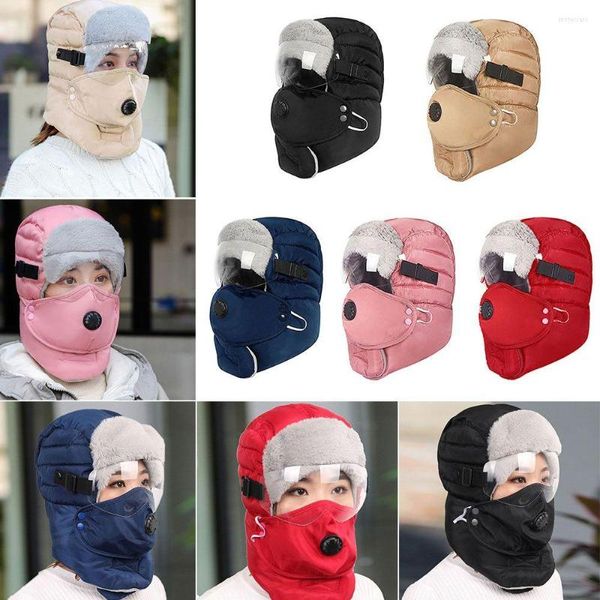 Caschi da moto Bomber Protezione dal freddo Sciarpa sportiva da esterno staccabile Lei Feng Cap Ear Balaclava Face Mask