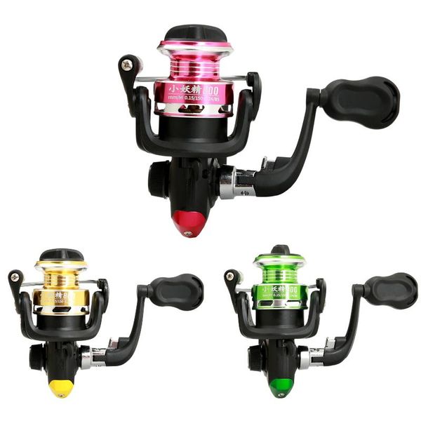 Baitcasting Reels Mini Winter Ice Fishing Reel 5.2: 1 Gear Metal Fish Fishise Spinning Accessories