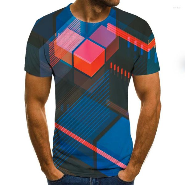 T-shirt da uomo Camicia di moda Saldi Abbigliamento da uomo 2023 T-shirt da uomo 3D Estate stampata Casual Plus Size O-Collo Manica corta