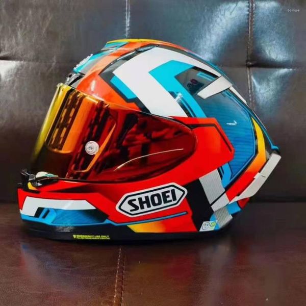 Caschi moto Casco integrale X14 X-spirit-3 Brink Visiera antiappannamento Equitazione Motocross Corse Motobike