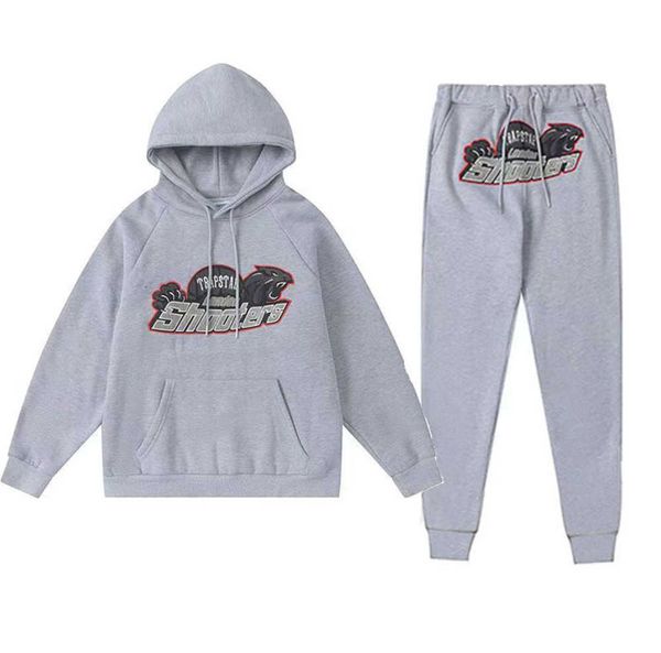 Erkek Trailsits Sonbahar Trapstar Trachsuit Atıcılar Baskılı Erkek Hoodie Seti Büyük Boy Marka Sporları Pantolon Klasik Tasarımlar 66ess