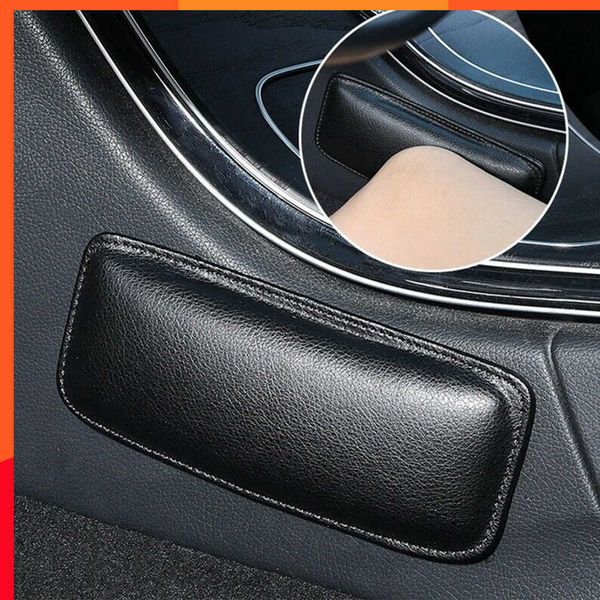 Nuova pelle per auto, ginocchiera, cuscino per gambe, cuscino, supporto per la coscia, console centrale, porta, bracciolo, cuscino per ginocchio, decorazione per interni auto