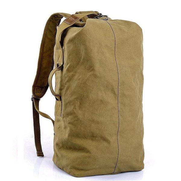 Bolsas ao ar livre 35l Canvas Militar Mochileiros Militares Tactical Campo Bolsa de Viagem para Hunting Rucksack Gym Sports Sports Sports Sports