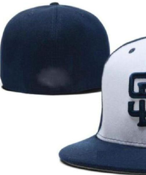 Pronto Stock Whadacsale de alta qualidade San Diego Sport Team ajustado Caps Brim plana em chapéus de campo Tamanho completo do design fechado 7- Tamanho 8 Gorra Casquette A4