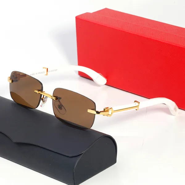 Óculos de sol carti óculos de sol para homens luxo óculos gradiente de moda Carter Sun Glasses Big Square Gold Frame Uv400 Driving Sports Show Luxury óculos de luxo