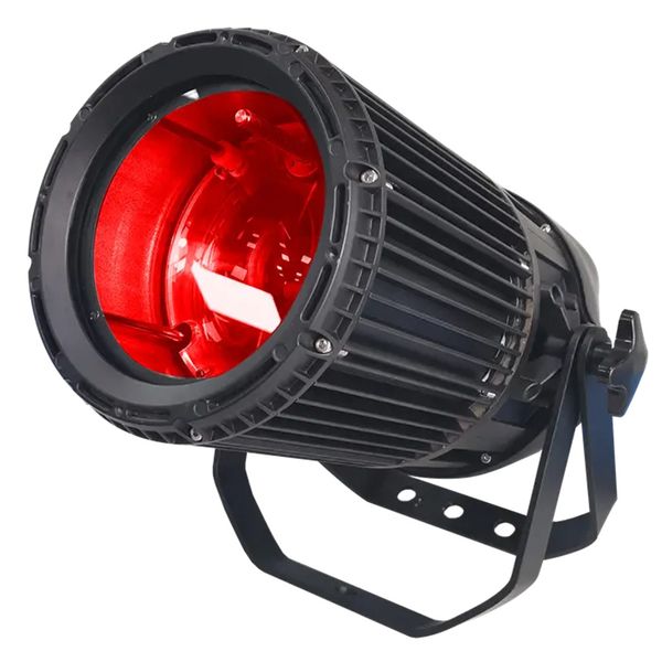 2PCS Equipamento de vídeo de áudio IP65 LED LED ZOOM Luz de perfil 300W 4in1 LED Fresnel Spotlight With Zoom