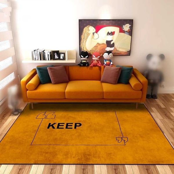 Teppiche KEEP RUG Gras Modedesigner-Teppich Wohnzimmer Schlafzimmer Herrenschuh Wand Trend Nachttisch Matratze Grau Moderne Teppichmatte 80 * 120 cm Unterstützung für benutzerdefinierte Größen