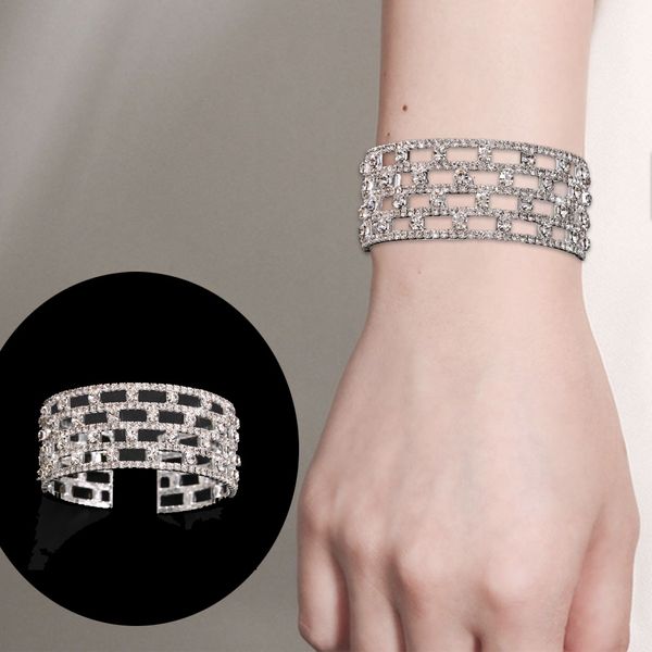 Bracelets de casamento verão nova pulseira geométrica de pulseira de luxo pulseira sexy de pulseira multi-camada de pulseira