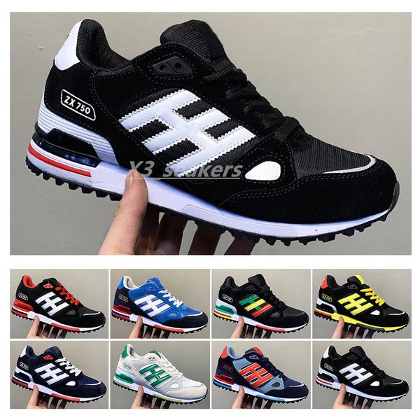 2023 EDITEX Originals ZX750 Sneakers zx 750 Diseñador Hombres Mujeres Atlético Transpirable Entrenador Deportes Zapatos casuales Tamaño 36-44 x57