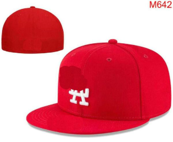 2023 Herren Classic Los Angeles Flat Peak Serie Herz Full Size SOX LA Closed Caps Fashion Hip Hop Baseball Sports All Team Fitted Hats Casquette In Größe 7 - Größe 8 A0