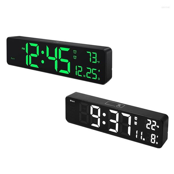 Настенные часы цифровые часы светодиодные цифры.