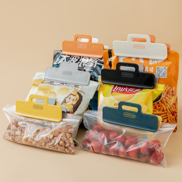 Клипки с пакетами портативные пищевые закуски для закусочной формы зажига