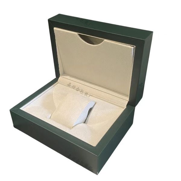 Funções Caixas de alta qualidade Misterial Caixas de relógio verde de papel Certificado de bolsa de madeira Menor Men's Gift Acessórios Submarinos submarinos