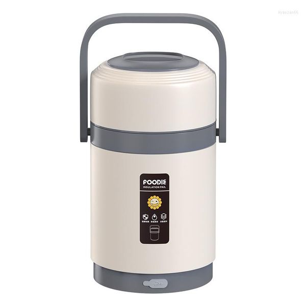 Conjuntos de utensílios de jantar 1.6L/2L Usb Electric aquecido lancheira aço inoxidável que quente recipiente de bento para caixas térmicas crianças