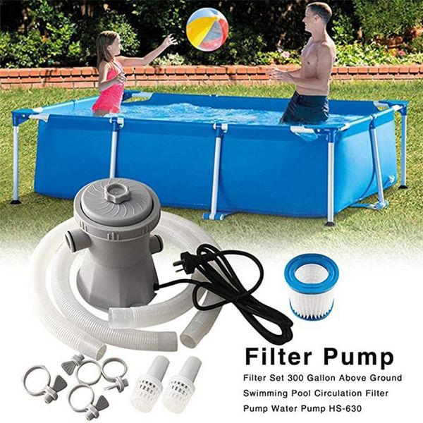 Fornisce Pompa Filtro Elettrica per Piscina 220V per Piscine Strumento di Pulizia Set di Filtri per Pompa Filtro di Circolazione della Piscina Pompa dell'Acqua