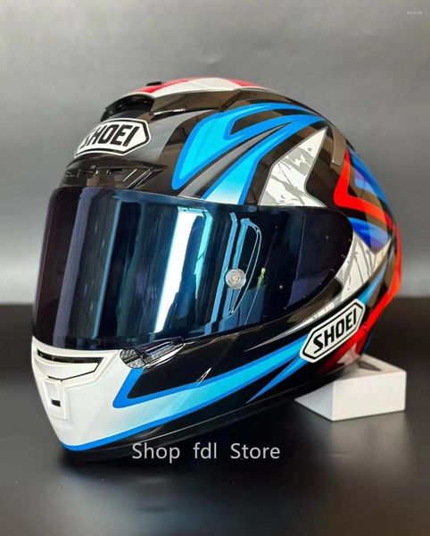 Capacetes de motocicleta Shoei X-Spirit III X14 Bradley 3 Capacete Anti-Fog Poliante Motocross