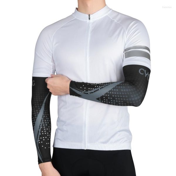 Ginocchiere maniche unisex di raffreddamento a braccio di raffreddamento coprono le donne uomini sport che corrono protezione solare UV ciclismo da pesca all'aperto per tatuaggio