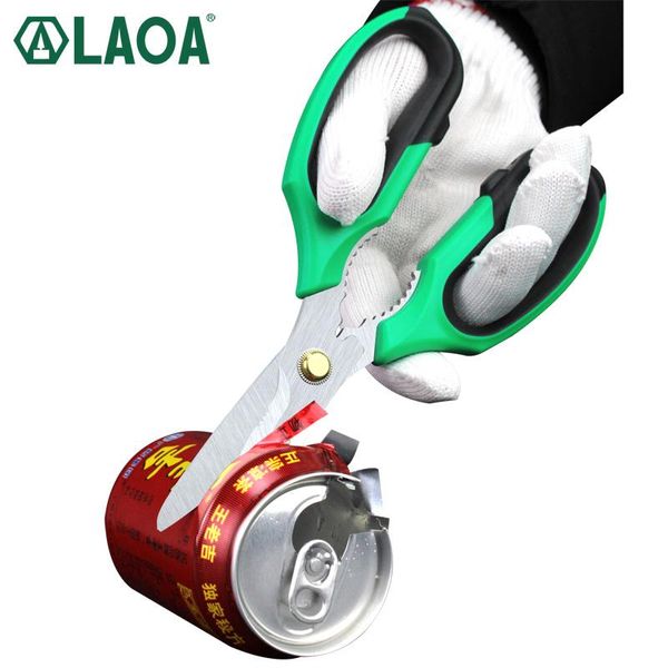 Ножницы из нержавеющей стали Schaar LAOA, многофункциональные ножницы для дома, сделано в Тайване, обжимной инструмент, кухонные ножницы для резки проволоки