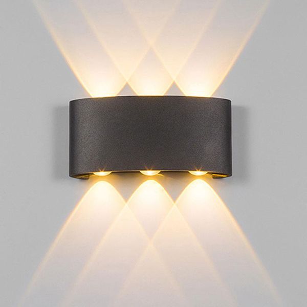 Lampade da parete per esterni Lampada di illuminazione Moderna LED impermeabile IP65 Portico Light Up Down Sconce Esterno Giardino