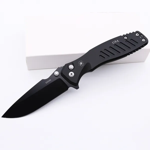 Lame spartane di alta qualità Coltello pieghevole Pallas D2 Lama 6061-T6 Coltello con manico a bottone Coltello tascabile di sopravvivenza tattico