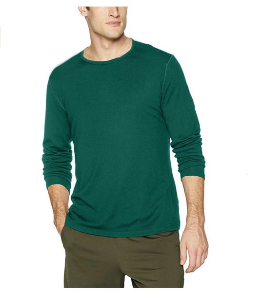 Camisetas masculinas 100% Merino Wool Base Camada Men Merino Wool camisa mérino roupas íntimas lã térmica térmica térmica