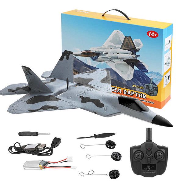 ElectricRC Aircraft Wltoys Xk A180 RC aereo telecomando radio F22 3CH sistema 3D6G EPP veicolo aereo senza pilota giroscopio ad ala fissa modello di aliante giocattolo 230506