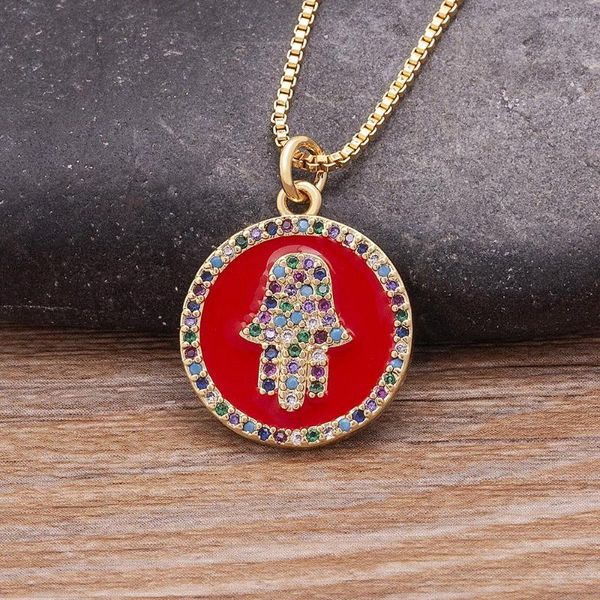 Цепи Aibef Top Quality Minimalist круглые ожерелья для женщин на шею подвесной воротнич
